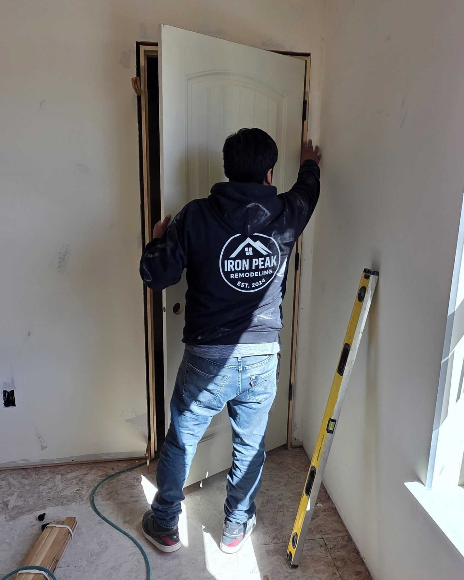 Interior door installation